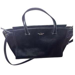 Kate Spade Hayden Jackson Street Leather Satchel Black